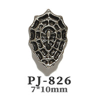 TSZS 3D Punk Nail Art avec or argent squelette croix Halloween jour décoration bijoux ongles Design autocollants et décalcomanies