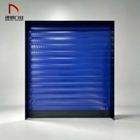 Porte rapide à isolation thermique flexible, sur mesure et personnalisable en couleur, porte automatique isolante à grande vitesse pour entrepôt frigorifique