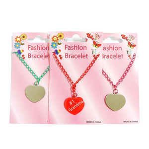 Collares colgantes en forma de amor de acero inoxidable populares personalizados más vendidos, accesorios para mujeres - Product Image 4