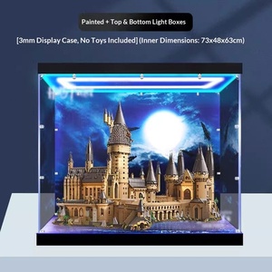 Caja de Exhibición Acrílica 29PF00088-91 para Castillo de Hogwarts, Bloques de Construcción Transparentes, a Prueba de Polvo, 6 kg - Product Image 1