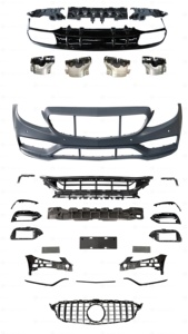 Pièces de carrosserie pour Mercedes-Benz W205 C-Coupé 2015+ – Amélioration <span class=keywords><strong>C43</strong></span> C63 <span class=keywords><strong>AMG</strong></span> – Accessoires automobiles : Capot, Calandre, Ailes, Diffuseur, Embouts, Kits carrosserie - Product Image 6
