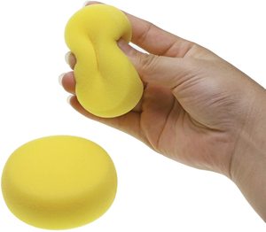 <span class=keywords><strong>Spugne</strong></span> Rotonde Sintetiche Gialle per <span class=keywords><strong>Pittura</strong></span>, Artigianato, Ceramica e Pulizia - Product Image 3