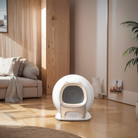 Nouvelle conception de bac à litière pour chat autonettoyant, bac à litière automatique pour chat, toilette intelligente pour chat, contrôle par application, connexion Wifi