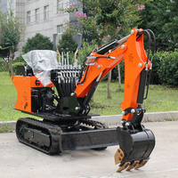 Mini-excavatrice compacte chinoise économique de 0,8 tonne, haute performance, puissante, économe en énergie et fiable