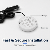 Lecteur de musique à commande vocale 2W pour voitures avec fonction sonore personnalisée, interface d'alimentation allume-cigare 5-35V