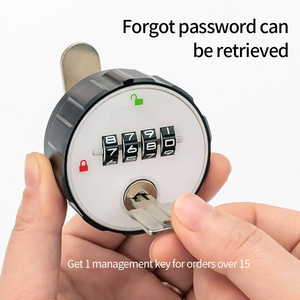 Bảo mật cao 4-chữ số kết hợp khóa <span class=keywords><strong>Master</strong></span> Key bảo mật cao số cam hộp thư tập tin Locker ngăn kéo cao khóa xi lanh - Product Image 4