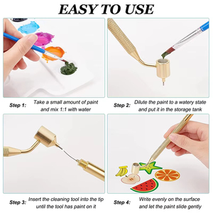 Nuevo Aplicador de Pintura de Línea Fina para Detallado, Venta al Por Mayor |   Pintura Inkline para Rocas y Reparaciones - Product Image 3