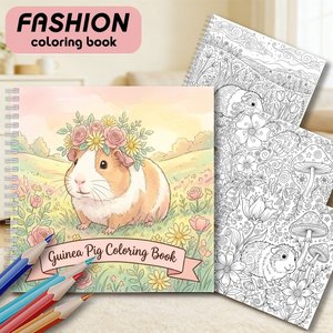 <span class=keywords><strong>Libro</strong></span> de Colorear de Animales en Espiral, Dibujos de Líneas Personalizables, Impresión OEM Disponible para Papelería de Mascotas, Venta al Por Mayor, Marca Privada, a Granel - Product Image 1