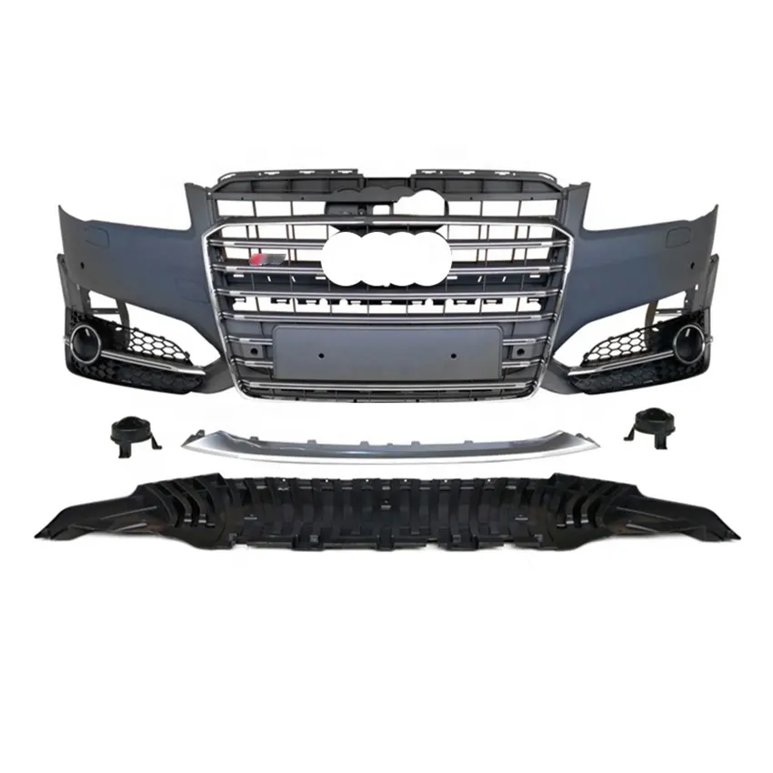 Factory Special Auto Body Parts Car With Grille Front Bumper For Audi A8 S8 2015 2016 2017