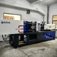 Machine de moulage par injection servo Hai Tian 120 tonnes d'occasion à vendre, 90% neuve, PP PE ABS PC PA HDPE PET pour petits produits