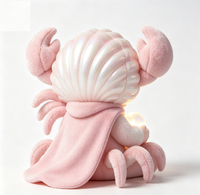 Figurines Magiques Jumelles du Zodiaque Gemini Personnalisées OEM en PVC et ABS avec Cape en Peluche Douce et Moelleuse, Boîte Mystère Constellation, Jouet Artistique