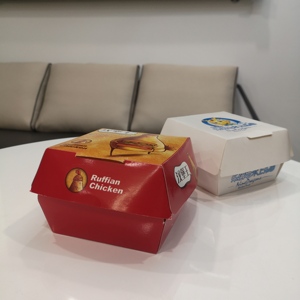 Boîte de hamburger de restauration rapide en papier kraft biodégradable à bas prix pour <span class=keywords><strong>la</strong></span> livraison au restaurant - Product Image 6