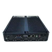 Rugged Embedded Fanless Mini Computer Aluminum Housing Dual LAN COM HDMI USB Wide Temp 24/7 Reliable Long Supply Industrial Pc