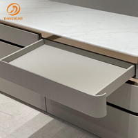Buffet de salle à manger de luxe italien à 6 tiroirs, meuble de rangement pour vin et PC, armoire de jeu, console de dentisterie