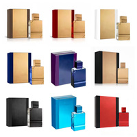 Parfum de luxe Dubaï, oriental boisé arabe, 100 ml EDP, capuchon métallique carré, unisexe, longue tenue, vente en gros, Cologne unisexe