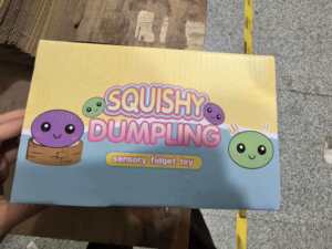 Adult Anxiety Relief & Sensory Play Glitter Shimmer <b>Squeeze</b> Dough <b>Ball</b> Stress Relief Hand Dumpling Toys with Food Steamer - Product Image 4