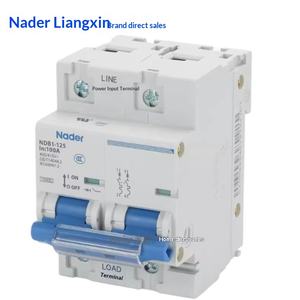 Interruptor Automático Miniatura Nader Shanghai <span class=keywords><strong>Liangxin</strong></span> NDB1-125, Interruptor de Aire de 2P de Bajo Voltaje, Protección Contra Cortocircuitos Domésticos de 3P - Product Image 5