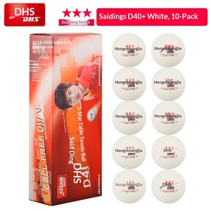 Balle de tennis de table Tournament Top Three-Star ABS Jaune-Blanc 40+mm Nouveau Matériau Soudée WTT Tokyo Saiding - Product Image 2