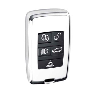 Huanyue Car Key Cover Tpu Black Blue For Land Rover Range Rover Evoque Jaguar XF Defender Velar - Product Image 2
