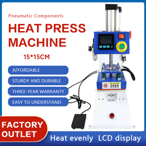 Máy Ép Nhiệt Bằng Khí Nén Dập Nổi Hoạt Động Bán Chạy Máy Dập Nóng Máy Dán Nhãn Truyền Nhiệt Bằng Khí Nén - Product Image 3
