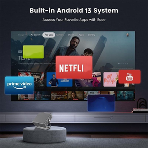 Hot Sell T7 Smart <b>Projector</b> 1080P Android 11 16GB FHD LCD 4K Video Home Theater Outdoor Portable - Product Image 3