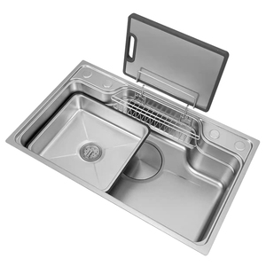 Fregadero Individual de Acero Inoxidable 304 de Grado Alimenticio, 4 mm de Grosor Extra, Resistente a la Corrosión por Salinidad por 72 Horas, Certificado por el Laboratorio CNAS - Product Image 3