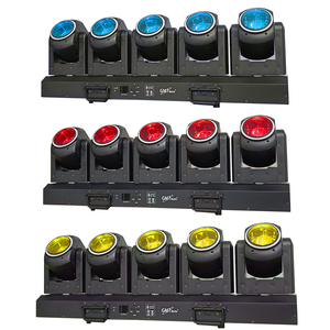 Luz Móvil de Cabeza Giratoria GMT <span class=keywords><strong>MAITE</strong></span> 5 x 80W RGBW LED Tornado Beam con Control DMX512/Activación por Sonido, Clasificación IP33, 50000 Usos para Escenario/DJ/Disco/Noche - Product Image 3