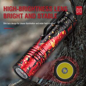 Luminarte Mini <b>Rechargeable</b> LED Flashlight Aluminum Alloy Camping Hiking <b>Torch</b> Light Clip On White Light - Product Image 5
