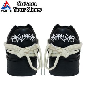 <span class=keywords><strong>OEM</strong></span> ODM 定制鞋类制造商 男士休闲街头潮流运动鞋 设计师品牌步行风格系带滑板鞋 - Product Image 2