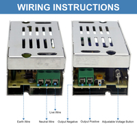 Alimentation électrique à découpage ESann AC/DC 12V 1A, transformateur à découpage 12W, 5V 12V 24V 1A 2A 3A 5A 10A 15A