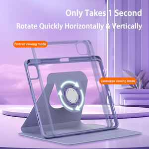 Étui de Table pour iPad 11ème Génération Personnalisable à Rotation à 360 Degrés en Acrylique et Plastique Fabriqué avec du PU par Type d'Entreprise - Product Image 5