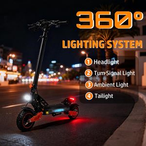 สกู๊ตเตอร์ไร้แปรงถ่าน 1600W 48V 21Ah ความเร็ว 55 กม./ชม. ระยะทาง 60 กม. ยาง 11 นิ้ว ระบบกันสะเทือนคู่ ดิสก์เบรก พับได้ สำหรับผู้ใหญ่ - Product Image 2