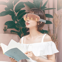 Matériaux techniques pour la peau Outils de soin des yeux Instrument de musique électrique 9D Air Press Masseur pour les yeux avec compresse thermique