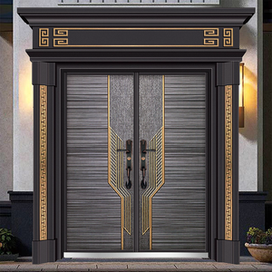 Porte in Acciaio Rinforzate TECHTOPS di Grado Industriale, Antifurto, per Residenze e Complessi, <span class=keywords><strong>Porta</strong></span> in Acciaio a Doppia Apertura - Product Image 2