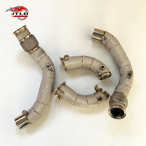 Tuyau droit en acier inoxydable avec pare-chaleur, collecteur d'échappement pour BMW F90 M5 M6 F9X avec OPF - Product Image 6