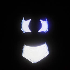 2023 en forma de V 18 adolescente caliente sexy chica joven 2 piezas desnudo cadena bikini ropa de playa y traje de baño para mujeres - Product Image 2