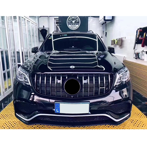 GLS63-Kit de carrocería para <span class=keywords><strong>Mercedes</strong></span> <span class=keywords><strong>Benz</strong></span> X166 <span class=keywords><strong>GLS</strong></span> 450 <span class=keywords><strong>500</strong></span>, incluye la rejilla GT, parachoques delantero y trasero - Product Image 2
