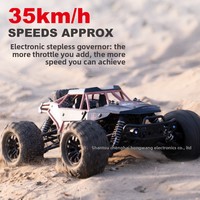 Coche RC 4x4 Transfronterizo de Alta Velocidad para Derrapes, Vehículo Todoterreno, Juguete Eléctrico para Niños, Control Remoto, Metálico, para Exteriores, con Cargador Wi-Fi