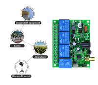 DC 315 433MHz haute sensibilité ASK Modulation universelle Garage réception Circuit imprimé Module de télécommande