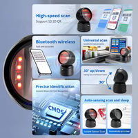 Plataforma de Imagen 2D Manos Libres JR T30e, Evita la Fatiga Ocular, Iluminación Suave Distribuida, Escáner CMOS para Punto de Venta en Supermercados