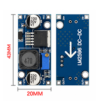 Module convertisseur abaisseur DC-DC réglable à haute efficacité HW411 7V 40V 3A LM2596S Alimentation abaisseuse de tension