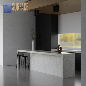 3200*1600 mét 3D in calacatta Quartz slab mờ đá nền tảng đá lớn tấm đá thạch anh cho chế tạo - Product Image 5