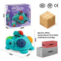 Juguetes Educativos Montessori para Bebés Zhorya, Bloques Sensoriales de Silicona Suave en Forma de Tortuga, Juguetes Apilables para Ahorrar Dinero
