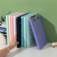 Boîte de rangement en plastique A4 pour dossiers de documents avec boîte de rangement pour livre d'affichage