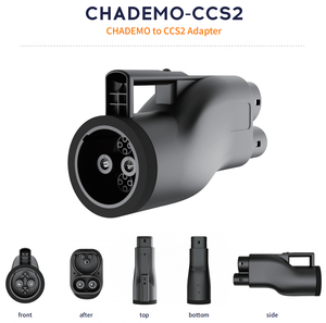 อะแดปเตอร์ชาร์จรถยนต์ไฟฟ้าแบบเร็ว CHAdeMO เป็น CCS2 DC 1000V 250A สำหรับรถยนต์ยุโรป <span class=keywords><strong>Tesla</strong></span> VW ID4 Skoda Audi Renault Kia Hyundai <span class=keywords><strong>BMW</strong></span> BYD MG - Product Image 1