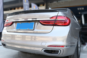 Para BMW 7 Series G11 4-<span class=keywords><strong>Door</strong></span> AC Style Boot Spoiler 2015-2017 Sedan Glossy Dry Carbon Fiber Rear Sport Body Kit - Product Image 2