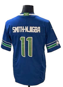 Großhandel 2026 Neuestes Seattle American Football Trikot Genäht # 11 Smith-Njigba # 12-Fächer Polyester Atmungsaktives Sport-Shirt - Product Image 4