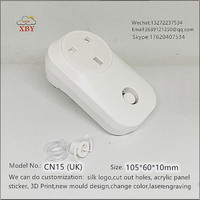 Prise intelligente EU 16A/20A AC100-240V Wifi Prise intelligente Prise de courant Coque en plastique Smart Life Boîtier en plastique Commande vocale à distance