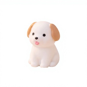 Cute Dog Silicone LED <b>Night</b> <b>Light</b> Rechargeable Soft Touch <b>Children's</b> Bedside Lamp Color Changing Gift Decor - Product Image 6