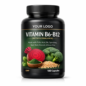 Doğurganlık ve Bağışıklık Desteği için <span class=keywords><strong>Vitamin</strong></span> B6 <span class=keywords><strong>B12</strong></span> Folik Asit Kapsülleri Yetişkinler için Folik Asit Sağlık Takviyesi - Product Image 5